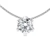 Silván Solitaire timanttiriipus 1,00ct, valkokultaa, Silván timanttikorut
