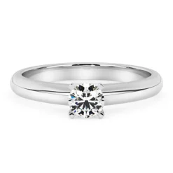 Silván Solitaire timanttisormus 0,30ct, valkokultaa, Silván vihkisormukset