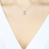 Stelle Drop riipus, pieni, hopeaa