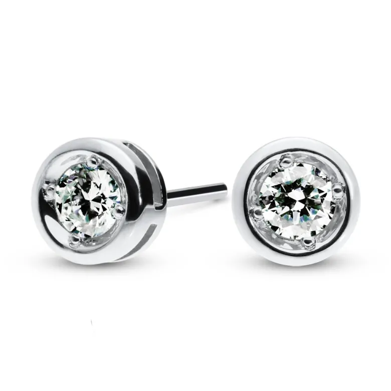 Stelle Lab Diamond korvakorut, hopea ja laboratoriotimantti