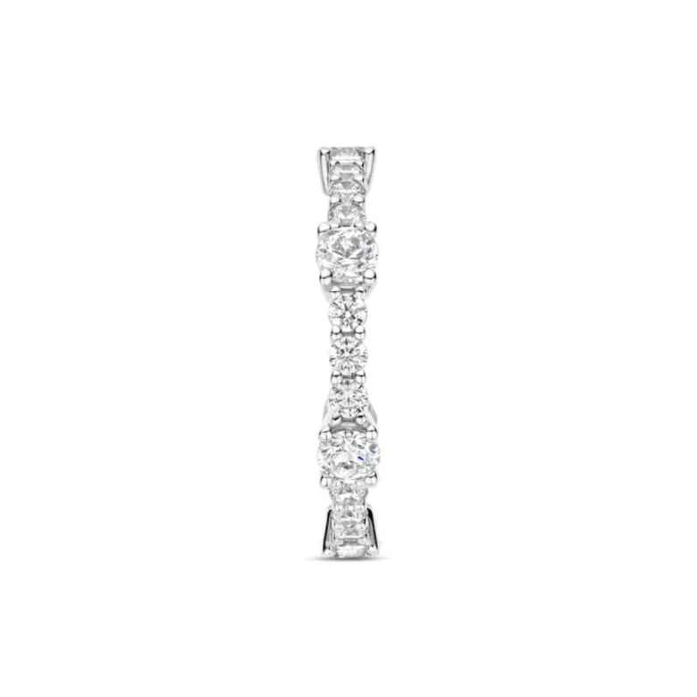 TI SENTO Eternity Tennis sormus, hopeaa ja zirkonit, 12428ZI