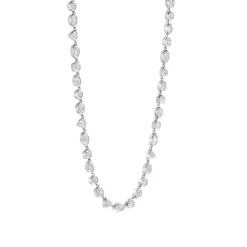 TI SENTO kaulakoru hopeaa ja zirkoneja 34076ZI/43