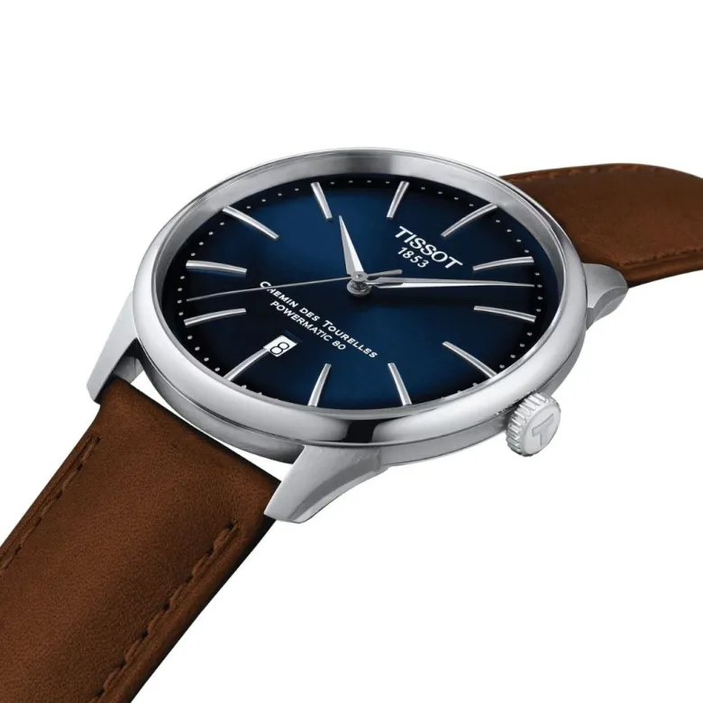 Tissot Chemin des Tourelles Powermatic 80, T1394071604100, rannekello
