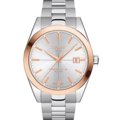 Tissot Gentleman Powermatic 80 Silicium rannekello, 18K kulta, T9274074103100