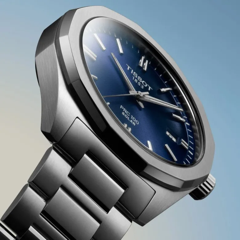 Tissot PRC 100 Solar Quartz 39 mm, T1514221104100 rannekello