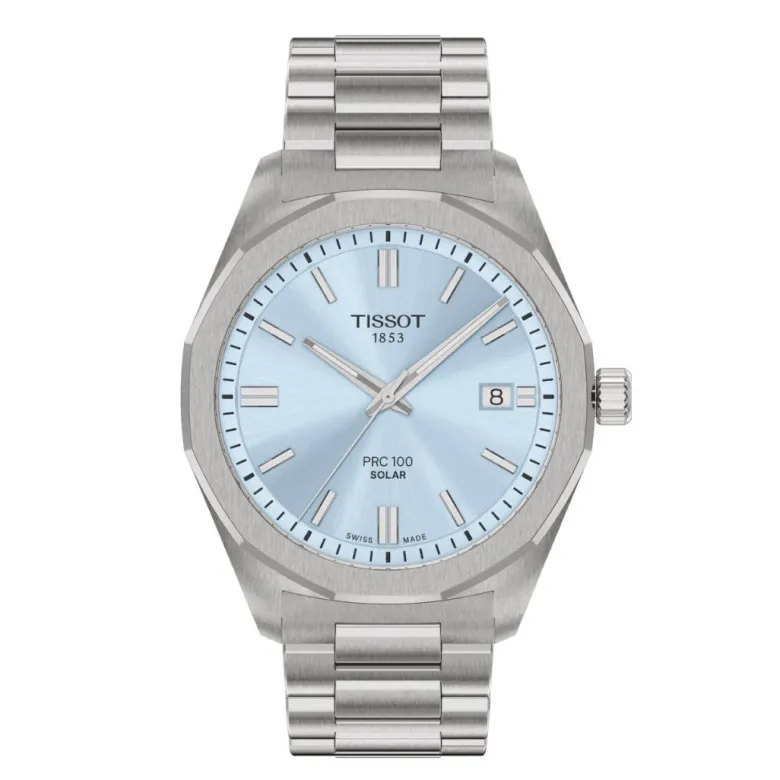Tissot PRC 100 Solar Quartz, 39 mm, T1514221135100 rannekello