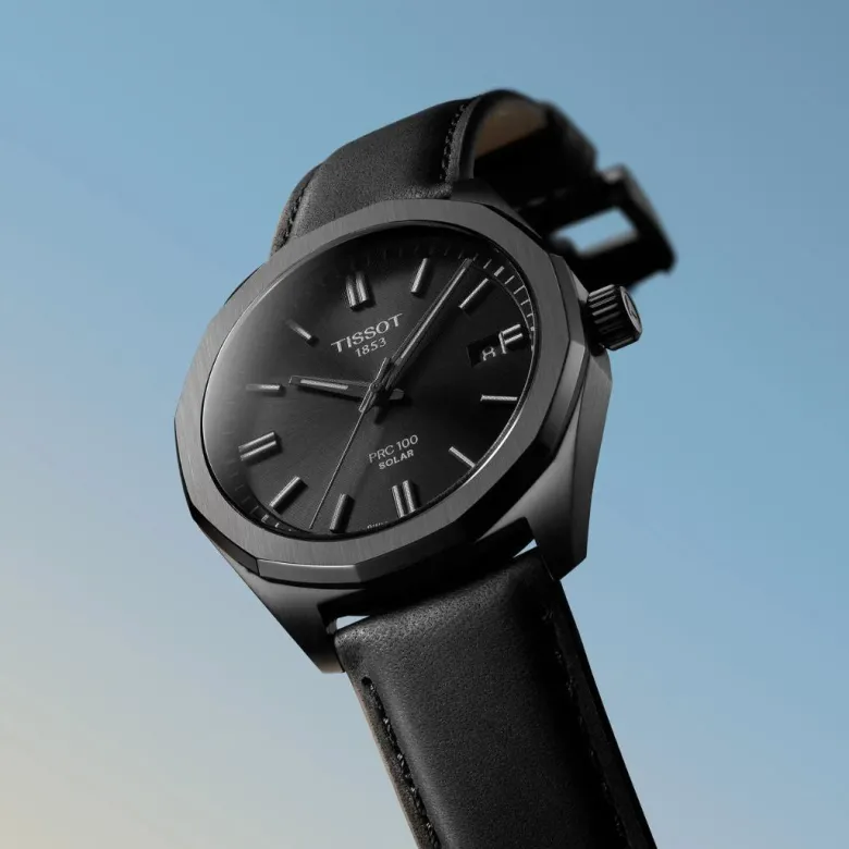 Tissot PRC 100 Solar Quartz 39 mm, T1514223605100 rannekello