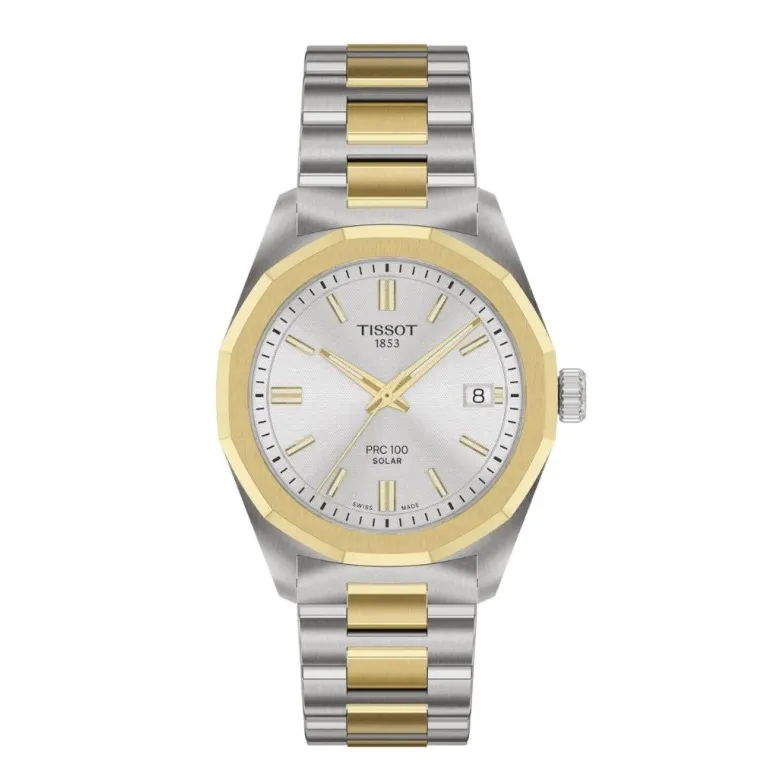 Tissot PRC 100 Solar Quartz, 34 mm, T1518222203100 rannekello