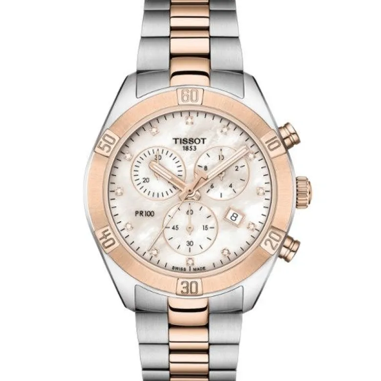 Tissot PR 100 Sport Chic Gronograph T101.917.22.116.00, naisten rannekello