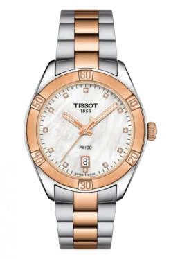 Tissot PR 100 Sport Chic T101.910.22.116.00, naisten rannekello