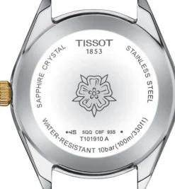 Tissot PR 100 Sport Chic T101.910.22.111.00, naisten rannekello