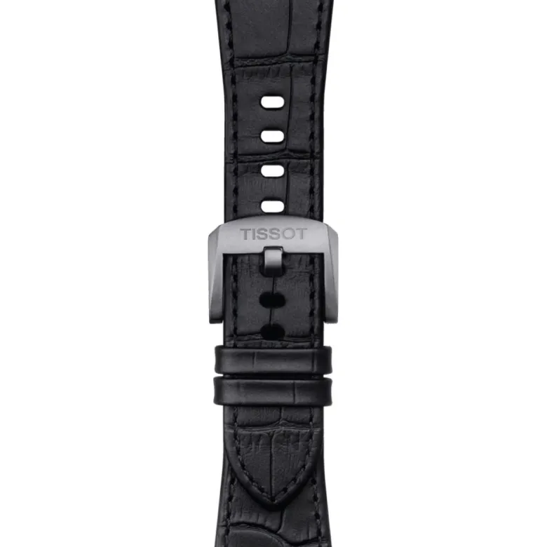 Tissot PRX ranneke, 12 mm, musta nahka, T852047562