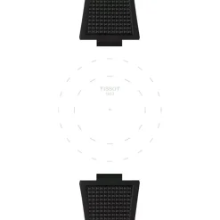Tissot PRX ranneke, 40 mm, musta silikoni, T852048462