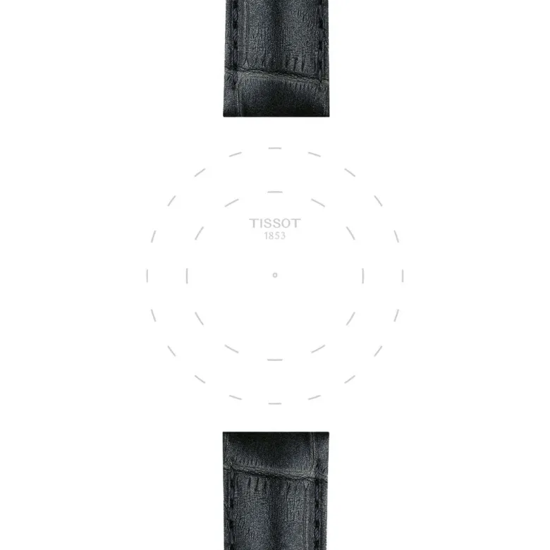 Tissot ranneke, 16 mm, harmaa nahka, T852047924