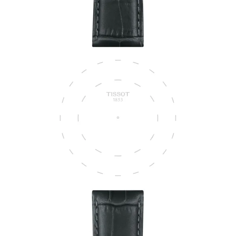 Tissot ranneke, 21 mm, harmaa nahka, T852045750