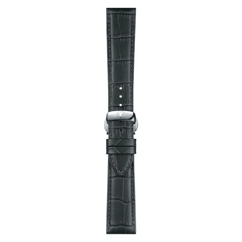 Tissot ranneke, 21 mm, harmaa nahka, T852045750
