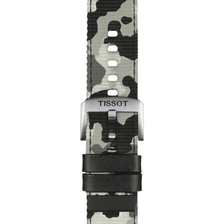 Tissot ranneke, 22 mm, maastokuvioitu kangas, T852046771