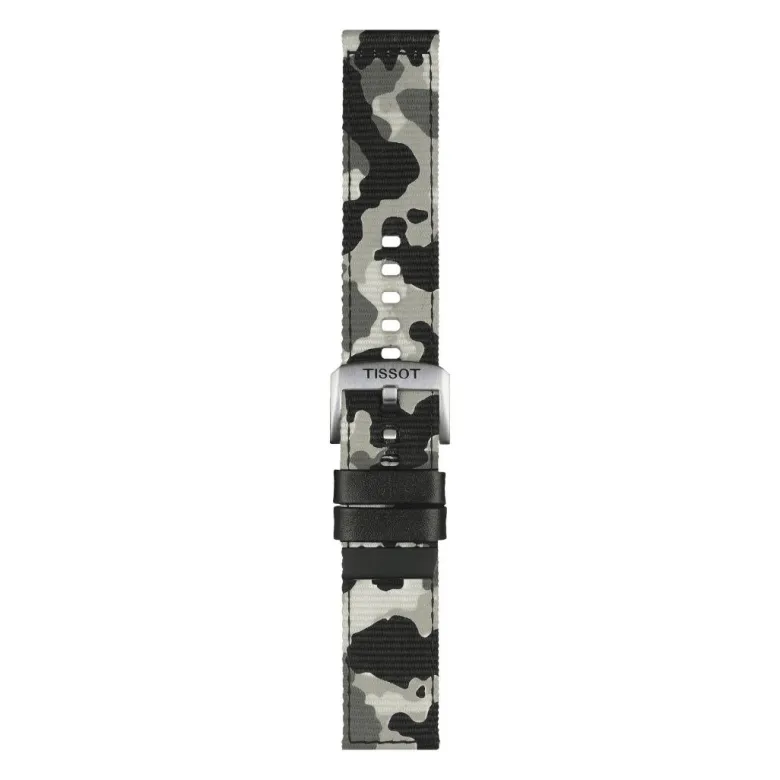 Tissot ranneke, 22 mm, maastokuvioitu kangas, T852046771