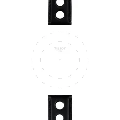Tissot ranneke, 20 mm, musta nahka, T852037163