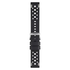 Tissot ranneke, 22 mm, musta nahka, T852046810
