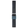 Tissot ranneke, 22 mm, musta nahka ja sininen silikoni, T852046785