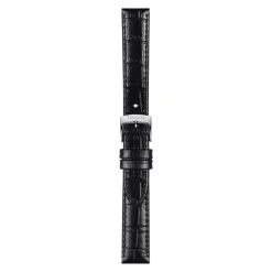 Tissot ranneke, 15 mm, musta nahka, T852043622
