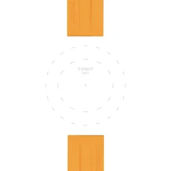 Tissot ranneke, 22 mm, oranssi silikoni, T852047918