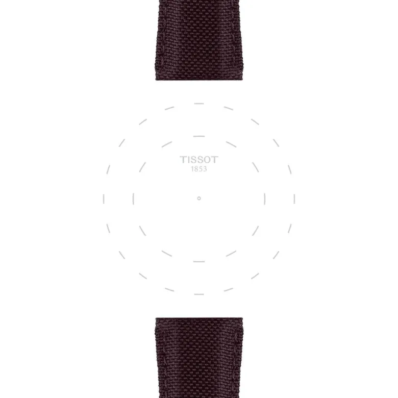 Tissot ranneke, 21 mm, ruskea kangas, T852048181