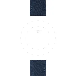 Tissot ranneke, 22 mm, sininen kangas, T852046783