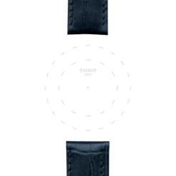 Tissot ranneke, 19 mm, sininen nahka, T852032781
