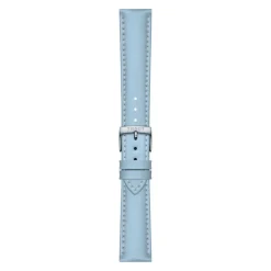 Tissot ranneke, 18 mm, vaaleansinistä nahkaa, T852048148