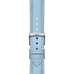 Tissot ranneke, 18 mm, vaaleansinistä nahkaa, T852048148