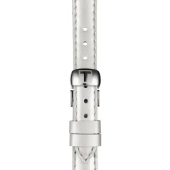 Tissot ranneke, 12 mm, valkoinen nahka, T852036540