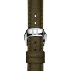 Tissot ranneke, 15 mm, vihreä nahka, T852046066