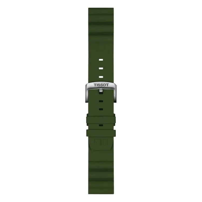 Tissot ranneke, 22 mm, vihreä silikoni, T852047177