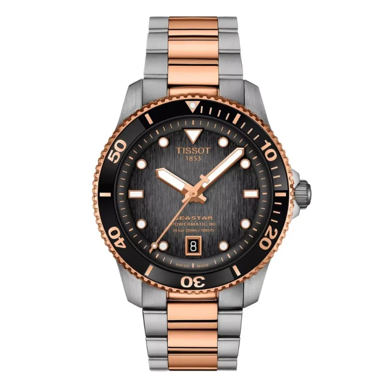 Tissot Seastar Powermatic 80, 40mm, T1208072205101 rannekello