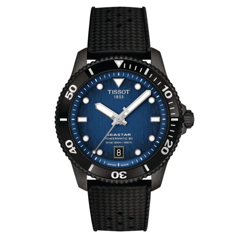 Tissot Seastar 1000 Powermatic 80, T1208073704100 rannekello