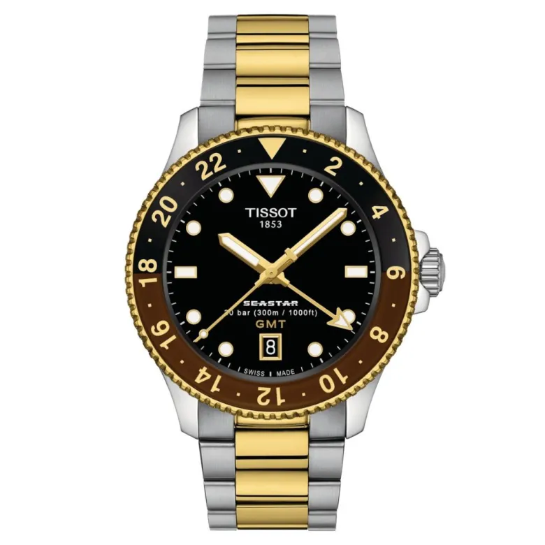 Tissot Seastar 1000 Quartz GMT, T1208522205100 rannekello