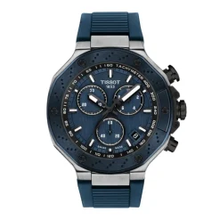 Tissot T-Race Chronograph, 45 mm, T1414172704100 rannekello