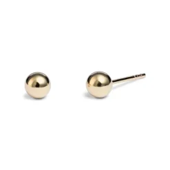 Vittoria kultaiset pallokorvakorut, 3,5mm pallo, keltakultaa